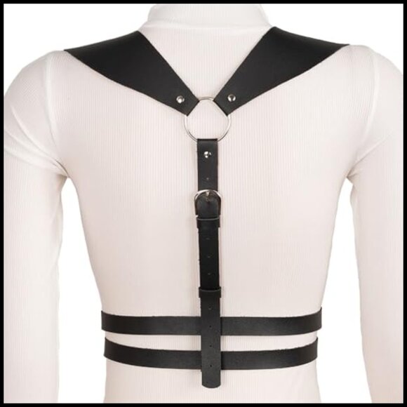 Punk Adjustable Body Chain Belt Gothic Rave Harness Fashion Accessory main image 7